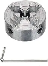 Four 4 Jaw Chuck Z011A For Metal Mini Lathe M12x1mm Threaded Back 1.8~56mm/12~65mm Mini Collet Lathe Accessory Chuck(4 Jaw Chuck)