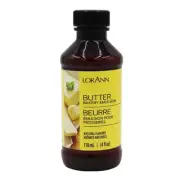 LorAnn Baking Emulsion Butter Natural 4oz/118mL Flavour Professional