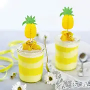 Pineapple Honeycomb Cupcake Picks 10pk