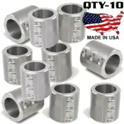 10 - Steel Universal Weld On Bar Clamp 1-3/4" Roll Cage Fabrication Mount 6 Bolt