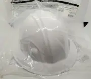 Pyramex Hard Hat White 6 Pts full Brim Ratchet Suspension