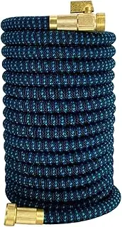 Retractable Garden Hose, Flexible Garden Hose, Flexible Water Hose 75ft Garden Watering Hose - Garden Cleaning Water Hose with 3/4 Copper Connector, Garden Water Pipe