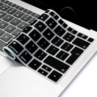 在飛比找蝦皮購物優惠-版英文風格矽膠鍵盤保護套適用於 Macbook Air Pr