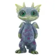 Mythical Green and Blue Baby Dragon Collectible Statue Figurine
