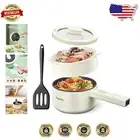 Overheat-Protected 1.6L Electric Cooker - Perfect for Ramen & Easy Cleanup