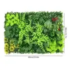 Artificial Plant Wall Reusable Plastic Hanging Grass Backdrop Wall Panel Fake Gr