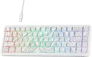 MechLands AJAZZ AK680 MAX Wired Gaming Keyboard with Hall Effect Switch, Rapid Trigger Magnetic Keyboard with 8K Polling Rate, Top Structure, RGB Backlight(White Contour Line)