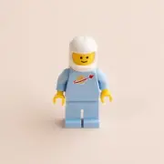 NEW LEGO LIGHT ROYAL BLUE CLASSIC SPACE SPACEMAN RETRO MINIFIGURE ASTRONAUT GIFT