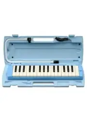 Yamaha Pianica Keyboard Harmonica 32 Keys Blue P-32E Plastic Hard Case