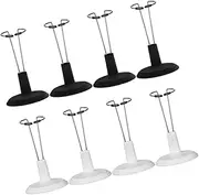 Milisten 8Pcs Creative Doll Stand Doll Support Racks for Storage Display Options for Organizing Dolls Shelves Tables