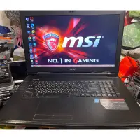 在飛比找蝦皮購物優惠-微星電競筆電 MSI GT72 2QD 八核 i7-4720