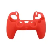 Silicone Grip Red Case Non Slip Cover For PS5 Controller Accessories