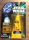 AUTOGRAPH: Star Wars CommTech R2-D2 W Holographic Leia Signed by Kenny Baker
