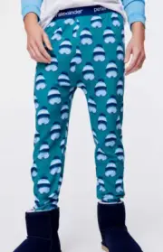 NEW WITH TAGS MENS PETER ALEXANDER SNOW THEME WAFFLE PJ PANTS SIZE SMALL
