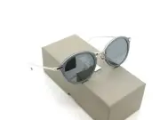 THOM BROWNE TB-110-B-T-GRY-SLV Matte Grey/Silver Mirror 48mm Sunglasses