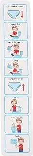 Potty Training Visual Schedule, Toilet Visual Schedule Cards, Bathroom Routine Sticker Chart, for Special Education Classroom, Learning, Potty Training Visual Guide