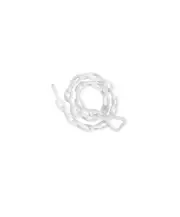 Whitecap S-1583 Vinyl Coated Galvanized Chain 1/4 inch x 6 foot