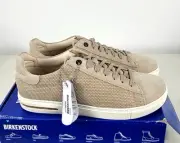 Birkenstock BEND LOW Sandcastle Beige Suede Canvas Sneakers 41 /US 10 NARROW