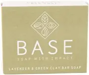 BASE (SOAP WITH IMPACT) Soap Bar Lavender & Green Clay (Boxed) 120g