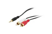 Pro2 2M 3.5Mm Plug To 2X Rca