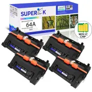 4 Pack CC364A 64A Toner Cartridge For HPLaserJet P4015x P4515n P4515tn Series