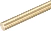 uxcell Brass Rod,Brass Solid Round Rod 12mm Diameter 400mm Length Lathe Bar Stock for RC Model DIY Craft Pack of 1