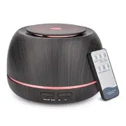 1X(8 Hours Cool Mist Diffuser USB-C 7 Color Humidifier For Home + Remote7932