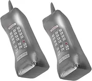 SOLUSTRE 80s 90s Retro Inflatable Mobile Phone Toy Phone Prop Decor for Kids 's Birthday Party