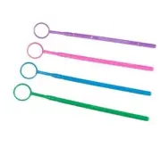 50 Plak Smacker Mouth Mirrors Long Handle