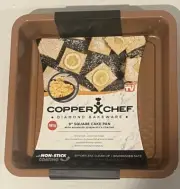 Copper Chef Diamond Bakeware Square Cake Pan New Never Used Old Stock Non Stick