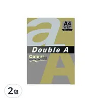在飛比找Coupang 酷澎優惠-Double A 彩色影印紙 粉黃色 50張