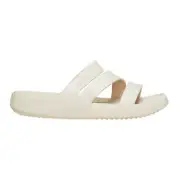 New Womens CROCS GETAWAY STRAPPY SLIDE STUCCO 209587-160 US W 5-10 TAKSE