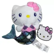 Hello Kitty Mermaid 5.5” Plush Toy Sanrio Fiesta 2023 New NWT