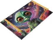 WOIWB Alien Galaxy Vanity Tray for Countertop Decorative Acrylic Bathroom Tray Makeup Perfume Organizer Dresser Tray 7.87 x 11.81 inches