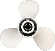 ESUHUBING Propeller 10 1/4x14 for YAMAHAS Outboard Motor 20HP 25HP F25HP 4-Stroke 30HP Aluminums 10 Tooth Spline Engine Part