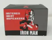 Iron Man Silver Head/Helmet Wireless Portable Stereo BT Bluetooth Speaker