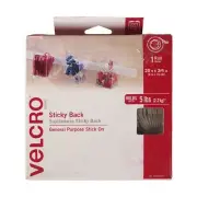 Sticky Back Hook & Loop Fasteners 1 Roll ( 20 feet by 3/4" )