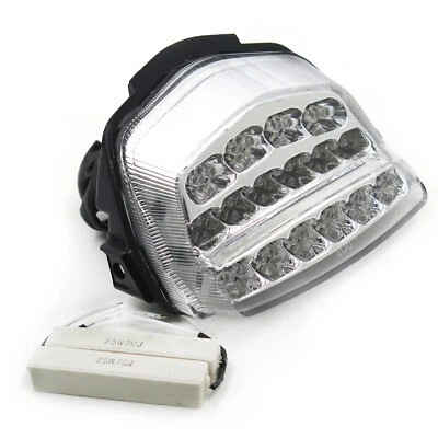 For Honda CBR 1000RR/ Fireblade 2008-2016 Clear Led Tail Light Brake Turn Signal