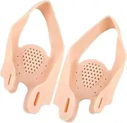 Toe Separator,Double Hole Big Toe Spreader | Soft Comfortable Separator, Forefoot Pad for Overlapping Toe, Toe Alignment