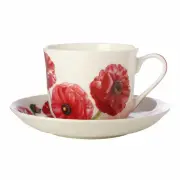 Maxwell & Williams cup and saucer Katherine Castle Floriade Ranunculus 480 ml
