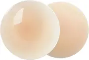 [STKARCV] 1 Pair Invisible Non Adhesive Silicone Breast Patch Thin Nipple Patch Cover Petals Stickers Seamless Silicone Bra