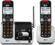 BL102-2 DECT 6.0 2-Handset Cordless Phone for Home with Answering Machine, Call