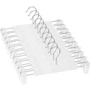 60 80 Pack Pants Hangers with Adjustable Non-Slip Clips Anti-Rust Hanging Hook