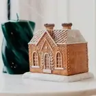 Resin Incense Cone Burner House Christmas Cabin Incense Burner Home Decoration