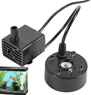 Aquarium Mist Maker | Ultrasonic Fogger Pond Mister Fog Machine | Black ABS Material, Quiet Operation, Manual Control