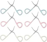 Beaupretty 6pcs Scissors Eyebrow Tweezers Stainless Steel Makeup Tool Safe Easy to Clean
