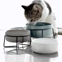在飛比找蝦皮商城優惠-寵物碗架 寵物餐桌 陶瓷貓碗 貓咪食盆 狗盆 狗碗 飲水碗 