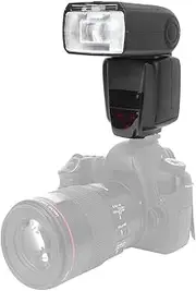 Camera Flash Speedlite,2.4G Wireless 1/10000s 5600±200K 25m Transmission,TTL Flash/Manual Flash/Strobe Flash,Auto Zoom/Manual Zoom Flash Light with AF Assist Lamp,for