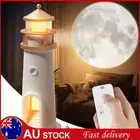 Moon Lamp Projector Night Light,Lighthouse Decor Light Night Light for Kids