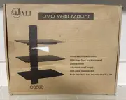 WALI Floating Wall Mounted Shelf with Strengthened Tempered Glasses for DVD TV 3